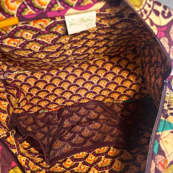 Plum Crazy Vera Bradley Plum Crazy Duffle Travel Bag - Picture 14 of 14